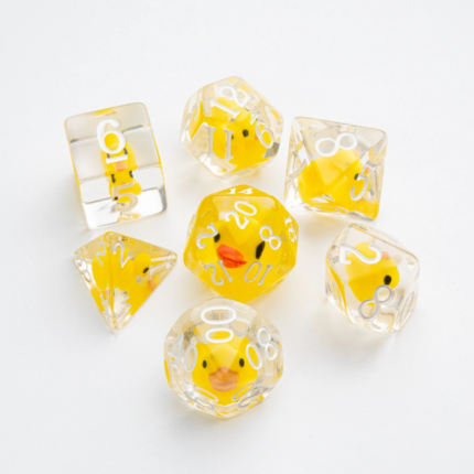 Sada Kociek Embraced Series Rubber Duck (Dice Set) (1)
